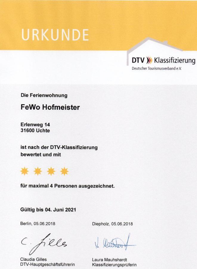 Ferienwohnung Uchte Exterior foto